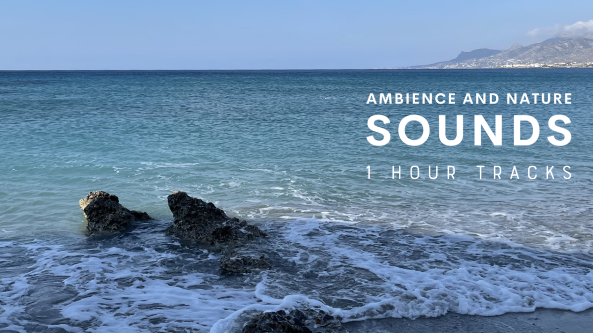 Ocean ambience from Makrigialos: Waves crashing onto Diaskari Beach on South East Crete (1 hour)